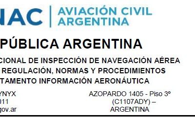 A 43. EMERGENCIA SANITARIA (COVID-19) – ACTIVIDADES Y SERVICIOS AERONÁUTICOS EXCEPTUADOS DEL ASPO (mantenimiento y reparación, fabricación de insumos, entrenamiento de pilotos)