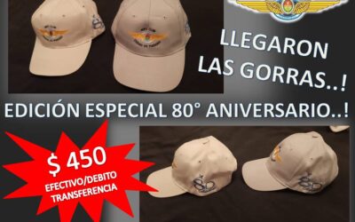 Gorras edición 80° Aniversario