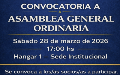 CONVOCATORIA A ASAMBLEA GENERAL ORDINARIA