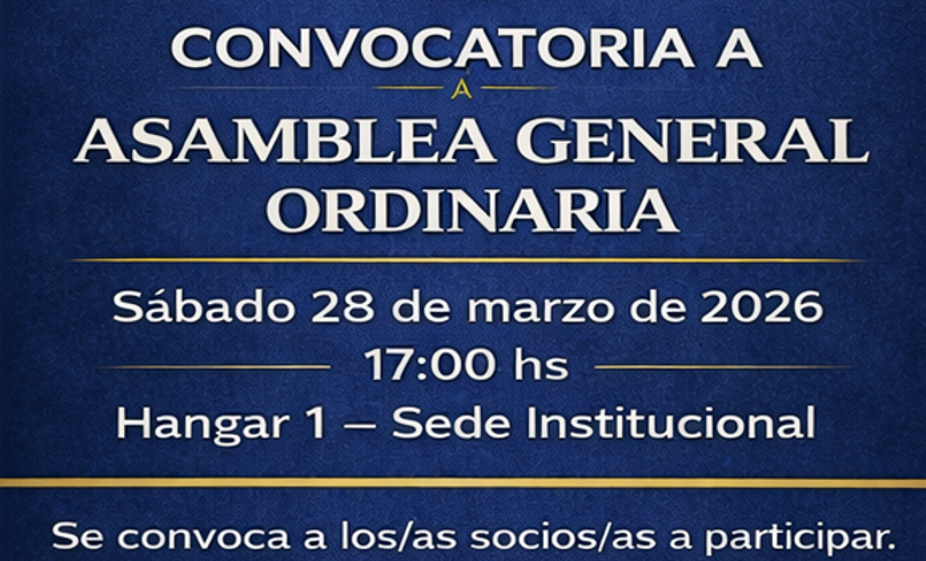CONVOCATORIA A ASAMBLEA GENERAL ORDINARIA
