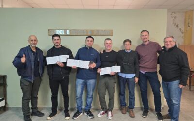 Nuestro Aeroclub celebra los nuevos pilotos formados en la escuela de vuelo.